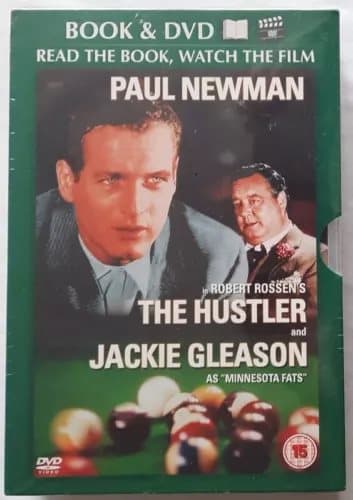 THE HUSTLER - PAUL MAN - REG 2 PAL DVD AND BOOK BOX SET - - BAnd;W Region 2 (Brand New)