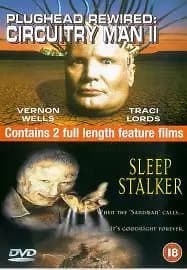 Plughead Rewired:Circuitry Man 2/ Sleep Stalker (DVD, 2002) ,. 2 Films. Region 2 (Brand New)