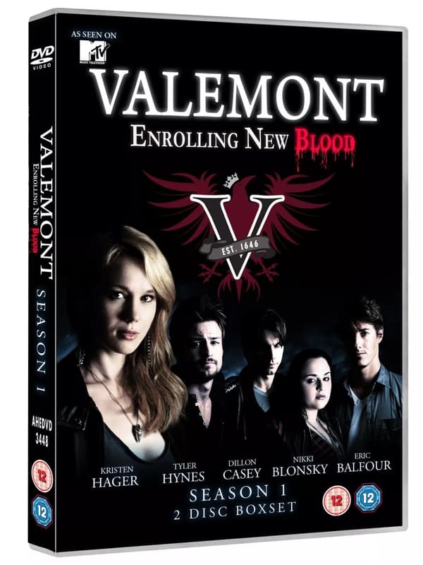 Valemont Season 1 - Enrolling Blood [DVD] Region 2 (Brand New)