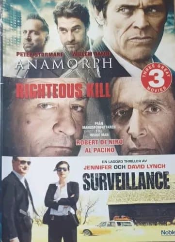 ANAMORPH RIGHTEOUS KILL SURVEILANCE DVD NOT 3 FILM #250LL Region 2 (Brand New)