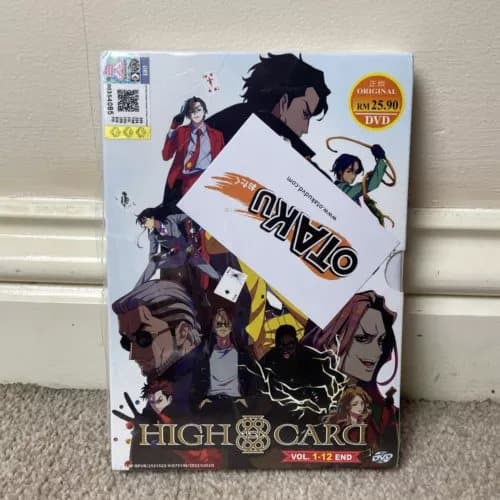 HIGH CARD - COMPLETE ANIME TV SERIES DVD BOX SET (1-12 EPS) SHIP FROM Region 2 (Brand New)