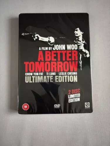 A BETTER TOMORROW 2-DISC LIMITED EDITION STEELBOOK DVD GENUINE Region 2 (Brand New)