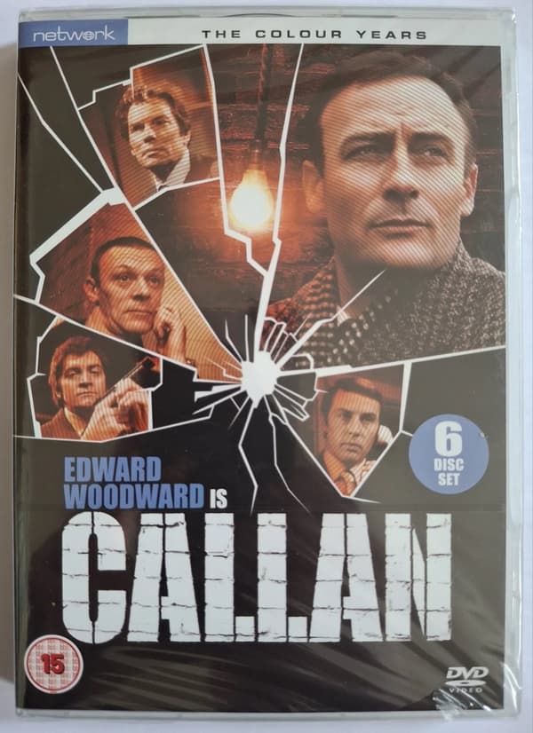 Edward Woodward is : CALLAN : The Colour Years : Dvd Boxset : .. Region 2 (Brand New)