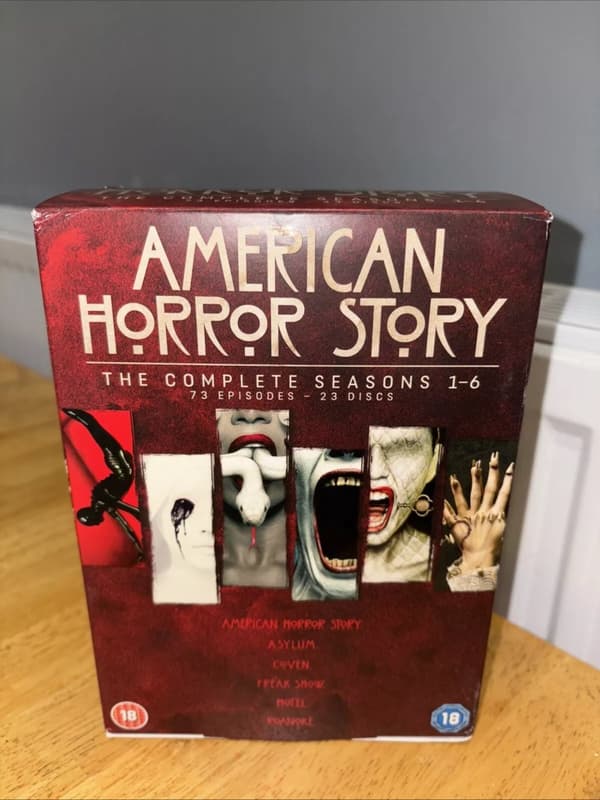 American Horror Story: The Complete Seasons 1-6 [18] DVD Box Set 23 Discs Region 2 (Brand New)