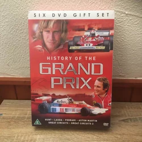 The History of The Grand Prix X6 DVD Gift Set Car Racing Region 2 (Brand New)