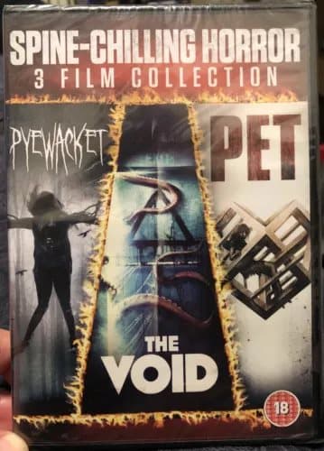 Spine Chilling Horror: 3 Film Collection Pyewacket, Pet, The Void Halloween DVD Region 2 (Brand New)