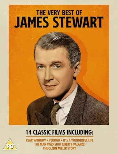 The Very Best of James Stewart – 14 Film Collection Box Set Region 2 (Brand New)