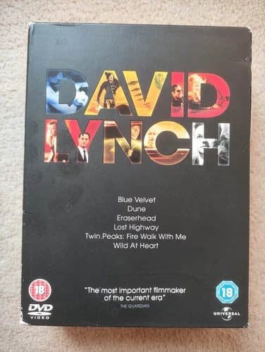 DAVID LYNCH Complete Movie Collection - 7 Discs Box Set - Region 2 DVD (Brand New)