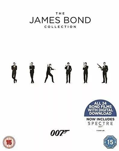 The James Bond Collection 1-24 [Blu-ray] [2017] [DVD][Region 2] (Brand New)