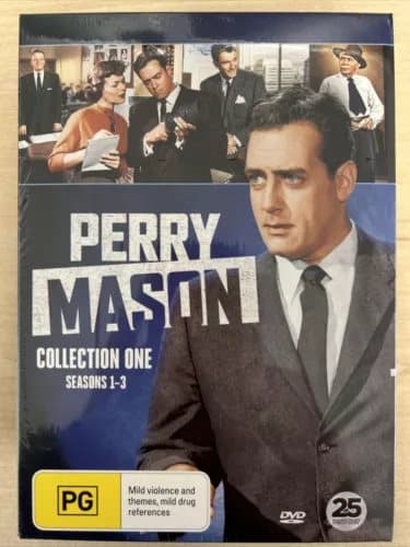 Perry Mason - Complete Season 1 2 & 3 DVD Box Set Compatible Region 2 (Brand New)