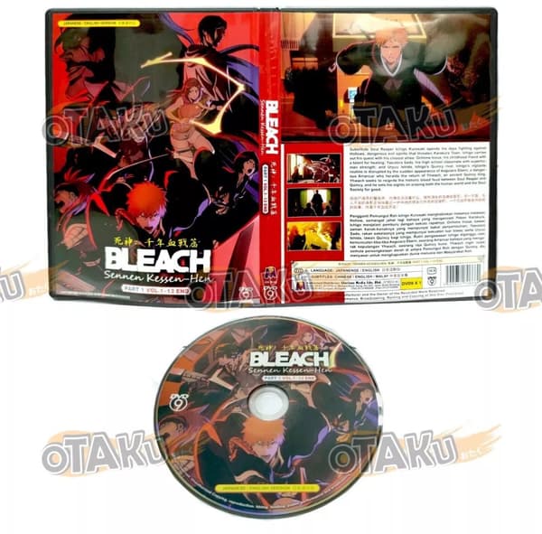 BLEACH : SENNEN KESSEN-HEN - ANIME TV SERIES DVD (1-13 EPS) ENG DUB SHIP FROM Region 2 (Brand New)