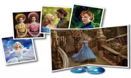Cinderella Live Action Big Sleeve Edition DVD & Blu-ray Disney Rare Collectable Region 2 (Brand New)