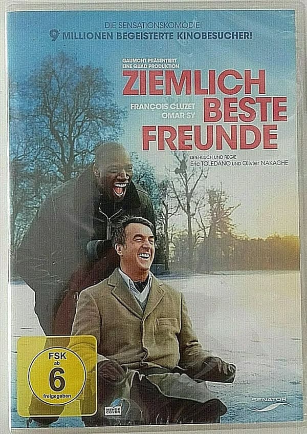 Ziemlich Beste Freunde/Pretty Best Friends DVD - Francoise Cluzet + Omar Sy Region 2 (Brand New)