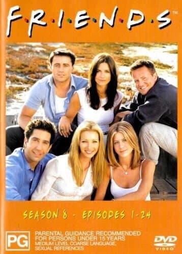 Friends: Series 8 -DVD region 2 & 4 (Brand New)