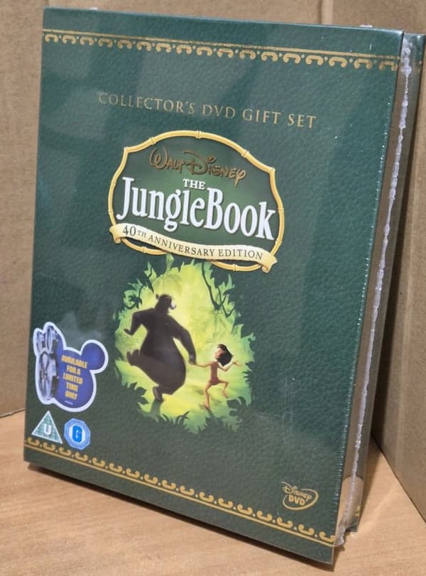 : Jungle Book 40th Anniversary Edition Collector’s DVD Gift Set Region 2 (Brand New)