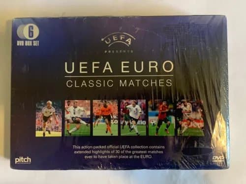 Official UEFA Euro Classic Matches 30 greatest matches taken place at EURO 6dvd Region 2 (Brand New)