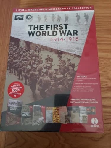 IMPERIAL WAR MUSEUM - THE FIRST WORLD WAR 1914-18 DVD + MAG 100th ANNIVERSARY Region 2 (Brand New)