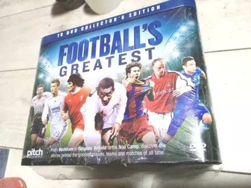 THE COMPLETE FOOTBALL 10 DVD COLLECTION - DVD Football’s Greatest Posted In Box Region 2 (Brand New)