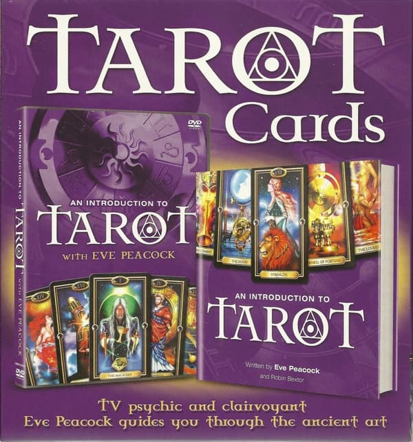 INTRODUCTION TAROT CARDS DVD & BOOK GIFT SET TV PSYCHIC CLAIRVOYANT EVE PEACOCK Region 2 (Brand New)