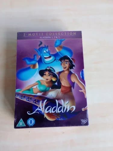 Disney’s Aladdin 3 Movie Collection 3 DVD Box Set Region 2 (Brand New)