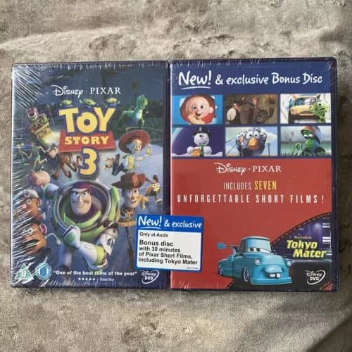 Disney Pixar Toy Story 3 DVD with Bonus Disc Region 2 (Brand New)