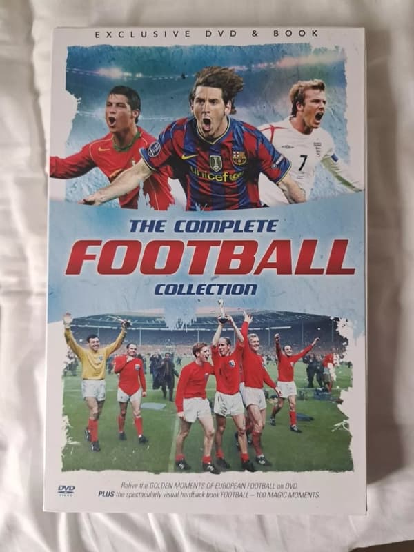 The Complete Football Collection DVD & BOOK DVD Region 2 (Brand New)