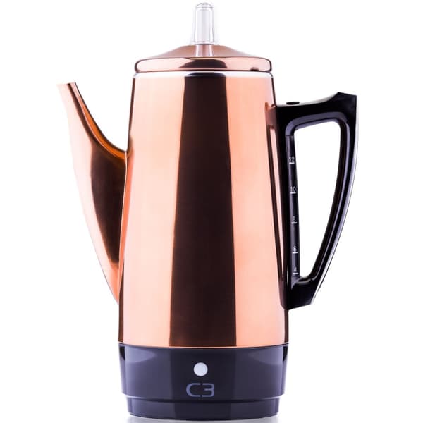 Perkolator Original Kobberfarget stål 12kp