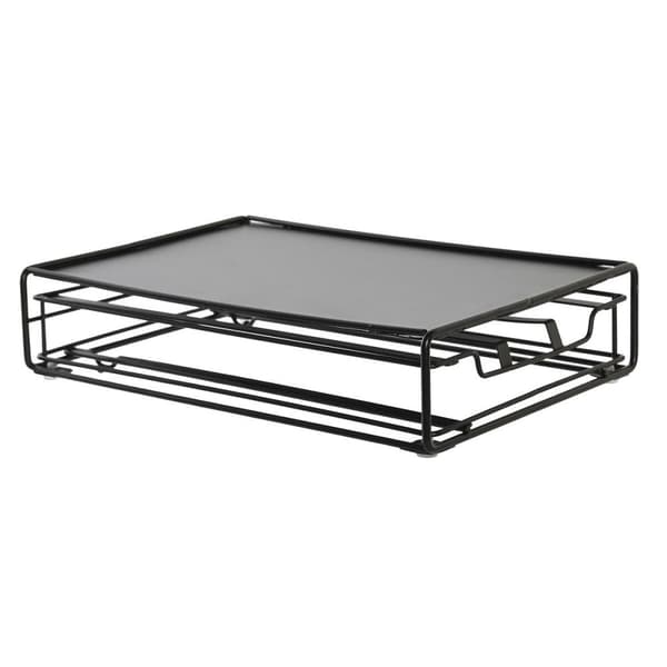 Holder til kaffekapsler DKD Home Decor 21 x 31 x 7,5 cm Sort Metal
