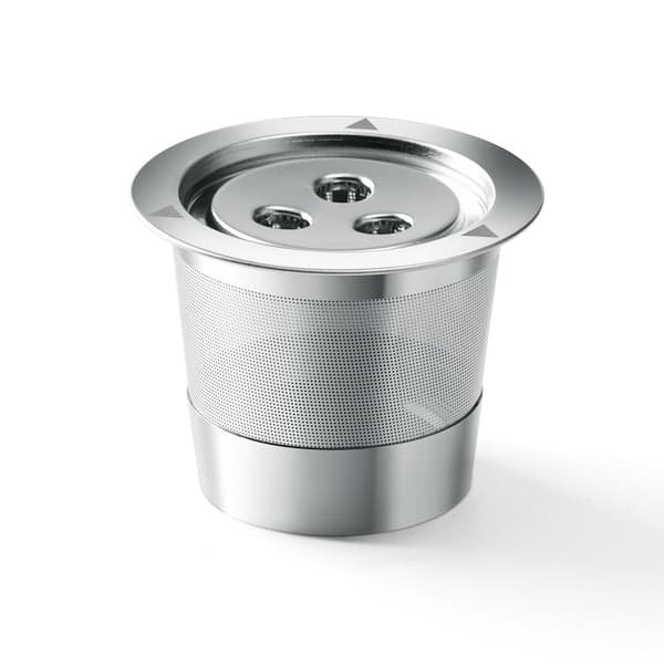 INF K Cups Gjenbrukbare kaffeputer for Ninja Dual Brew kaffemaskin white spoon