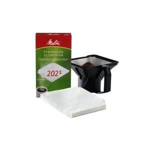 Melitta pyramidkaffefilter 202s...