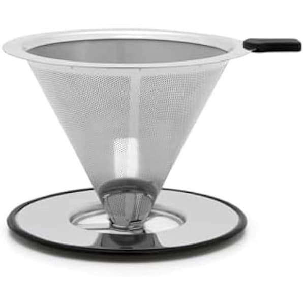 Kaffefilter - LEOPOLD VIENNA - Salento - Rostfritt stål - Tvättbart - Avtagbar bas