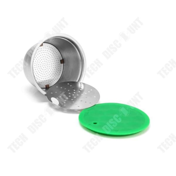TD® återanvändbara kaffekapslar/kaffefilter i rostfritt stål/ 2-pack/DOLCE GUSTO