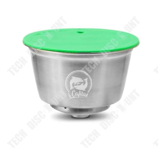 TD® återanvändbara kaffekapslar/kaffefilter i rostfritt stål/ 2-pack/DOLCE GUSTO