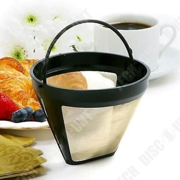 TD® Kaffe Permanent Filter Återanvändbart Tvättbart Cone Maskiner Bryggare Återanvändbart Miljövänlig Enkel Tvätt Miljövänlig