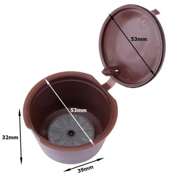 Genanvendelige kaffekapsler Dolce Gusto, 5-pak