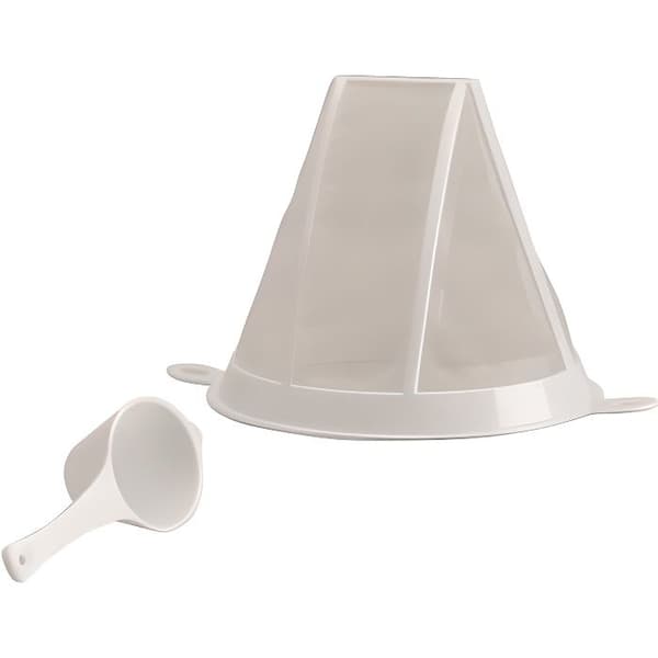 KAFFEFILTER MED PLASTKÄLDA - DIAMETER 12,5 CM - TÄKER I DISKMASKIN