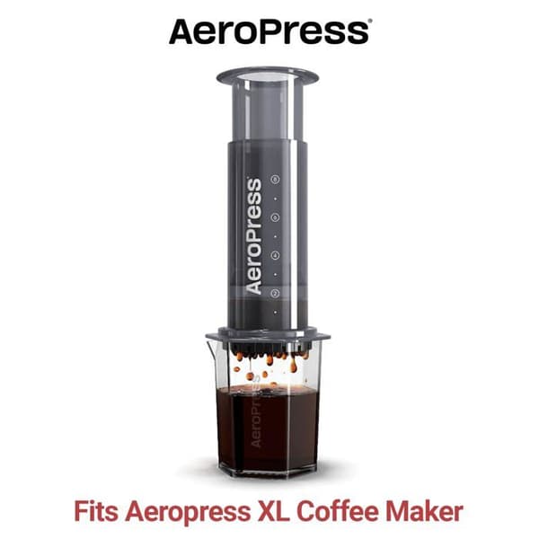 Engångs kaffefilter Aero press - 2502010049 - AeroPress - XL naturliga pappersfilter 200 stycken