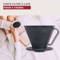 Miniatyrbild 2 av 6: Universell kaffefilterhållare Fackelmann