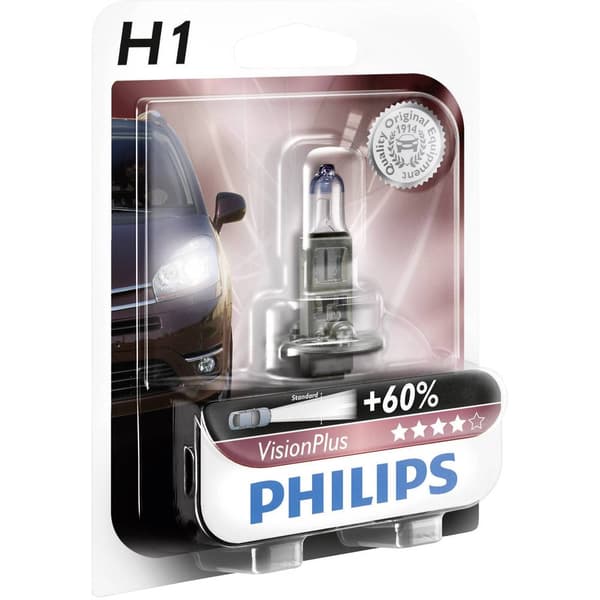 Philips Automotive 36322728 Halogenlampa VisionPlus H1 55 W 12 V
