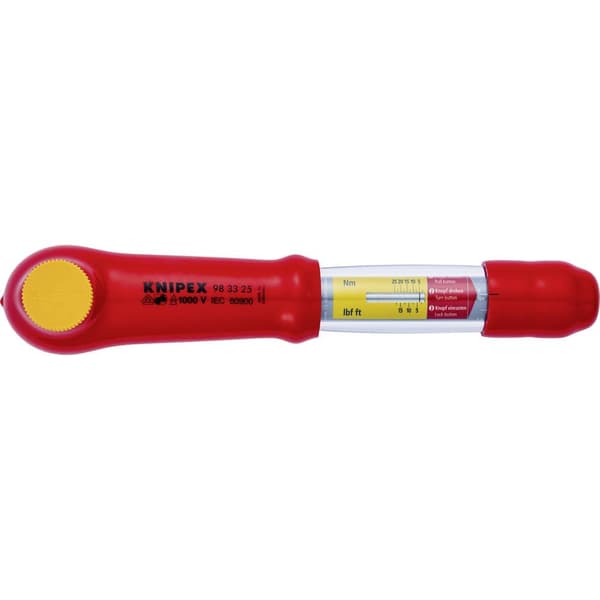 Knipex 98 33 25 98 33 25 VDE-momentnyckel 3/8 (10 mm) 5 - 25 Nm