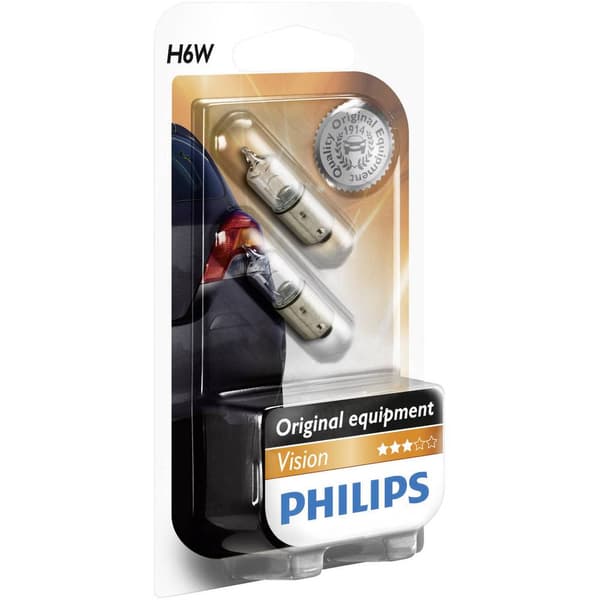 Halogenlampa Philips Automotive 12 V Standard H6W 2 st