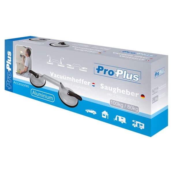 ProPlus Vakuumløfter med 2 sugekopper aluminium