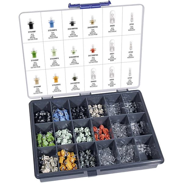 Reservlampsats OSRAM Standard Coffret d'assortiment MINIWATT 12 V 12 V 1 set