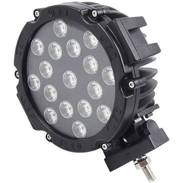 SecoRüt 92265 W057351 Fjärrstrålkastare, Extraljus LED (Ø x D) 180 mm x 88 mm Svart