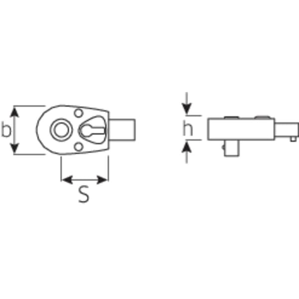 Stahlwille 725QR/20 58253020 Insticksspärr 1/2 (12.5 mm) 200 Nm (max)