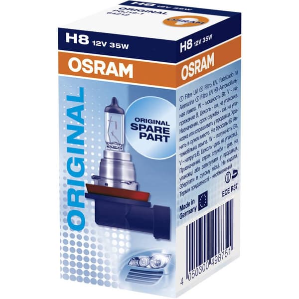 Halogenlampa OSRAM 12 V Original Line H8 1 st