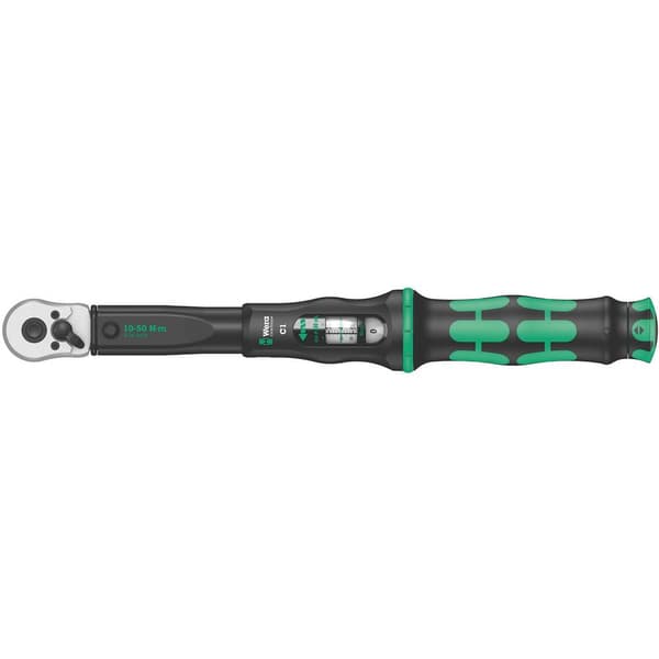 Wera Click-Torque C 1 05075620001 Momentnyckel Med spärrhandtag 1/2 (12.5 mm) 10 - 50 Nm