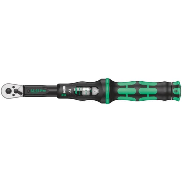 Wera Click-Torque A 5 05075604001 Momentnyckel Med spärrhandtag 1/4 (6.3 mm) 2.5 - 25 Nm