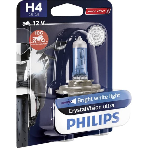 Philips Automotive 12342CVUBW Halogenlampa CrystalVision Ultra H4 60/55 W 12 V