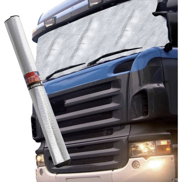 HP Autozubehör Snöskydd aluminiumbelagd, Stöldskydd (B x H) 255 cm x 100 cm Lastbil, SUV, Skåpbil, Buss Silver